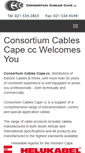 Mobile Screenshot of consortiumcables.co.za